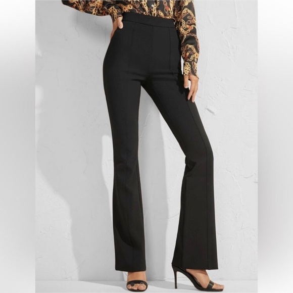 Marciano high waisted black flared pants in sz New no